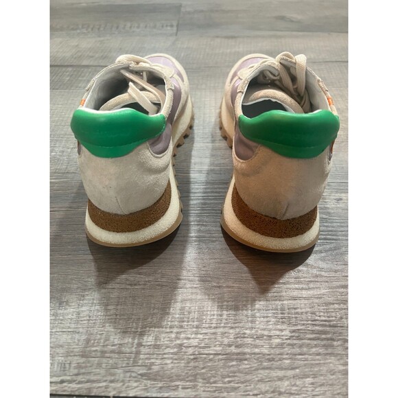 NIB Homers Olimpia Lace Up Mid Top Hand Crafted Sneakers Size 36.5 Reg. $468 - Picture 5 of 12